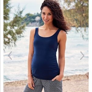 JoJomamanbebe Green maternity tank